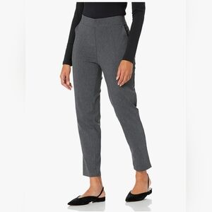 Nannette Lepore Rayon Pull On Stretch Gray Ankle Pants with Elastic Band Size XL